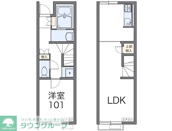 レオネクスト岡IIIの物件間取画像